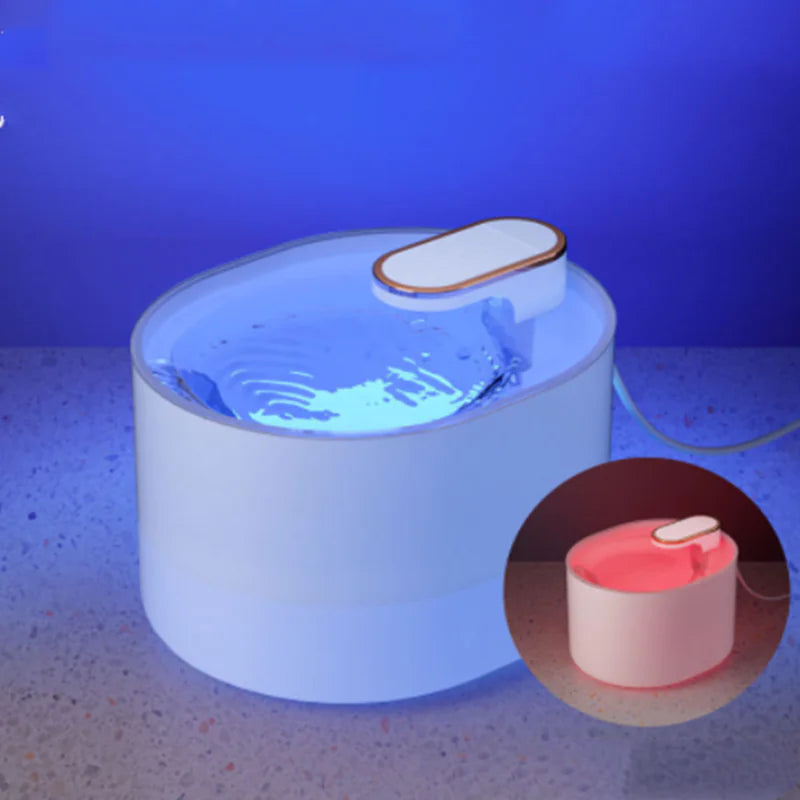Refined Dual-Filter Pet Water Fountain