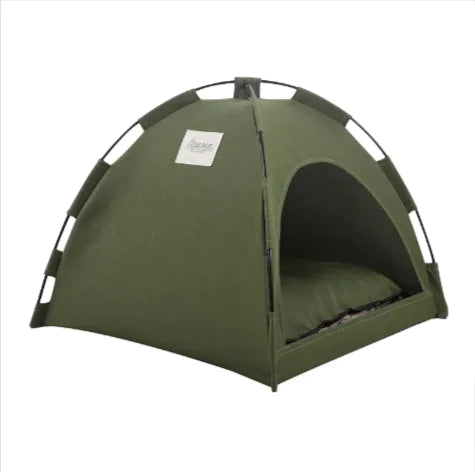 Cool & Comfy Pet Haven | Indoor/Outdoor Tent with Cooling Mat
