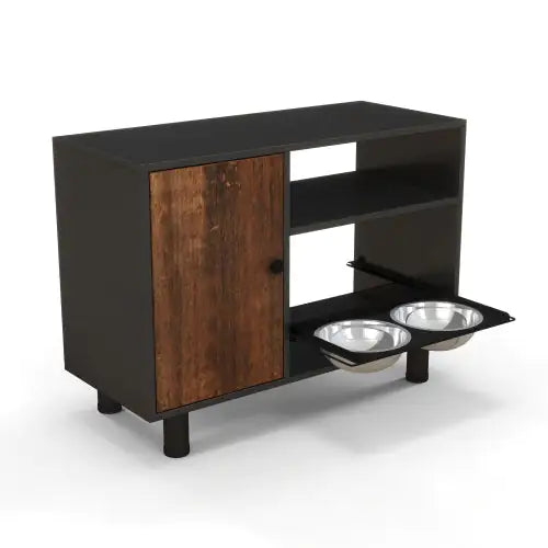 Large Pet Feeder Station, Dog Food Lockers