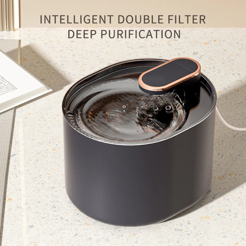 Refined Dual-Filter Pet Water Fountain