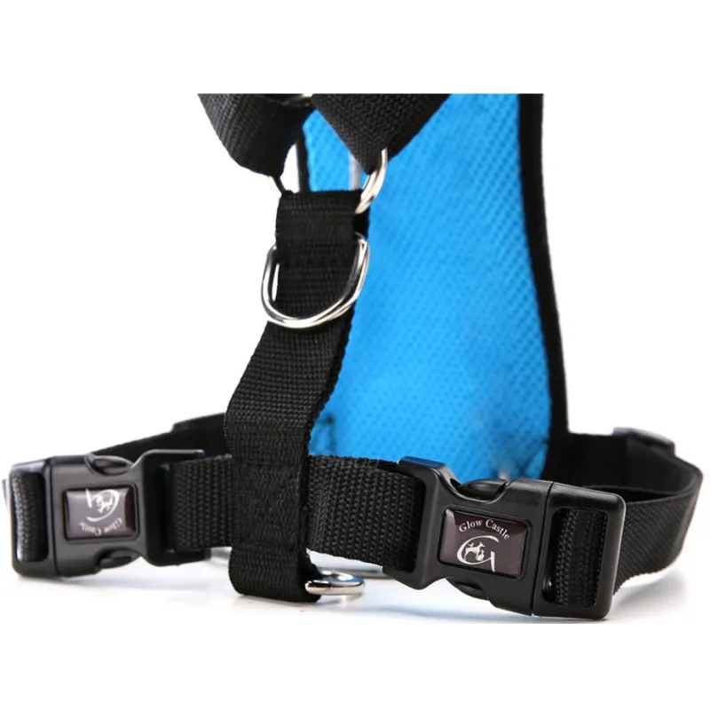 Breathable Mesh Chest straps Pet car safety chest back
